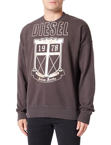 Diesel_S-ROB-L2 Felpa_Sweatshirt_Grau_XL von Diesel