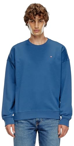 Diesel_S-ROB-MICRODIV Felpa_Sweatshirt_Blau_XXL Große Größen von Diesel