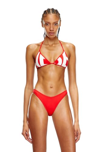 Diesel SEES-A - Bikinioberteil mit Cut-Off-Logo, 612 - Formula Red, M von Diesel
