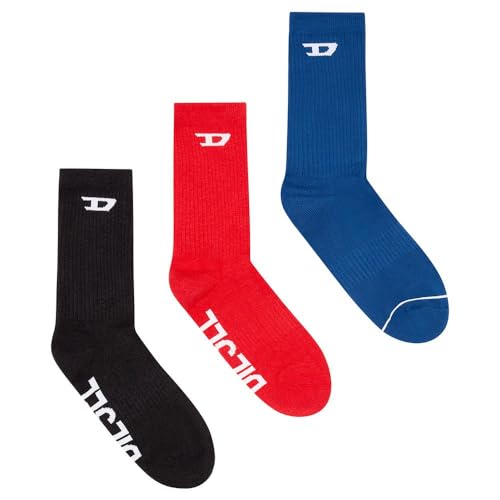 Diesel_SKM-RAY-THREEPACK_SOCKS_Mehrfarbig_L von Diesel