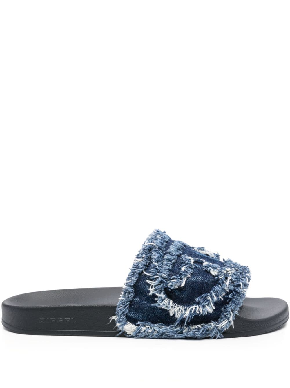 Diesel Sa-Slide D Denim-Pantoletten - Blau von Diesel