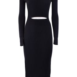 Diesel Schickes Schwarzes Wollmischkleid Für Damen von Diesel