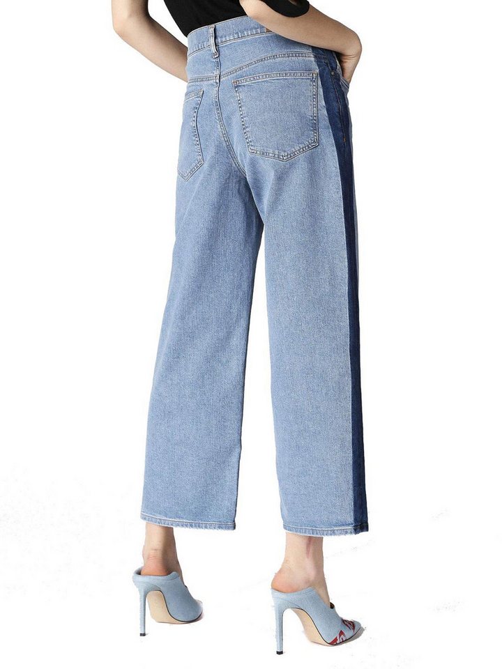 Diesel Schlagjeans Diesel Widee 084YB Damen Jeans Hose Culotte Straight von Diesel