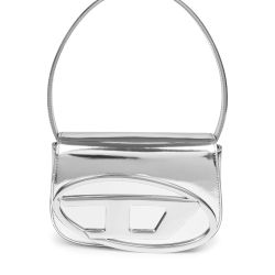 Diesel Schultertasche Aus Silbernem Spiegel-leder von Diesel