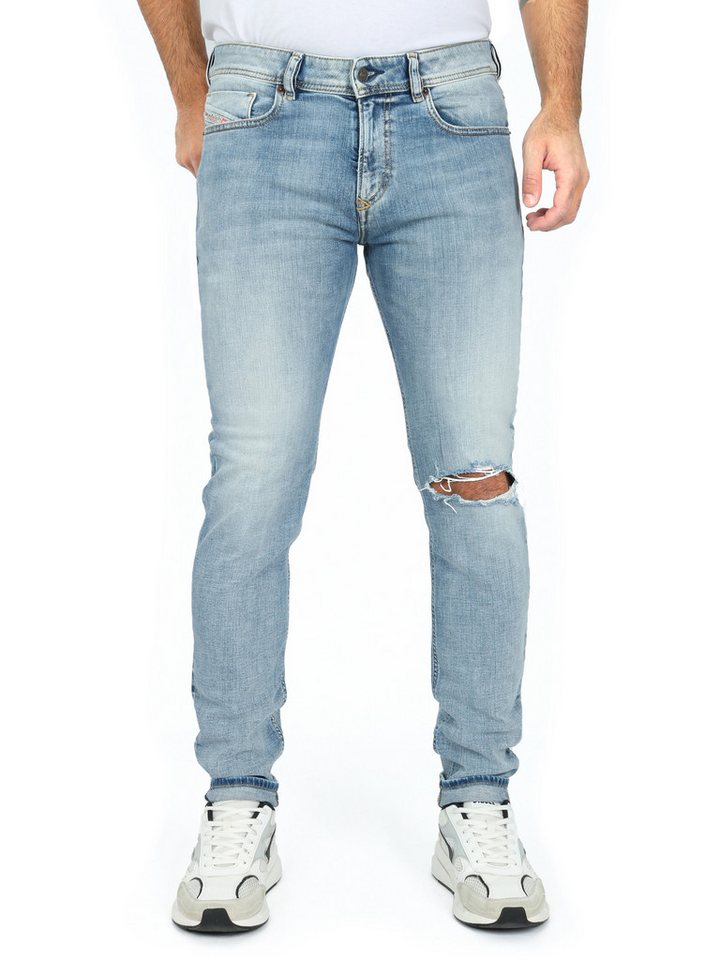 Diesel Skinny-fit-Jeans Destroyed Look - SLEENKER R R3K29 - Länge:32 von Diesel