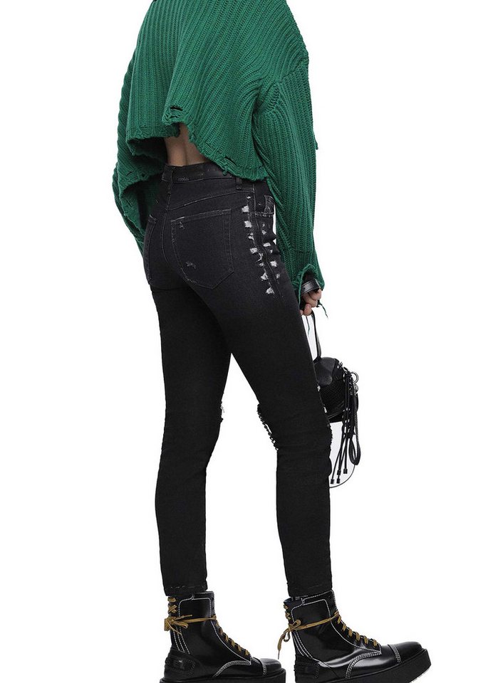 Diesel Skinny-fit-Jeans Diesel Babhila 084YT Damen Jeans Skinny Slim von Diesel