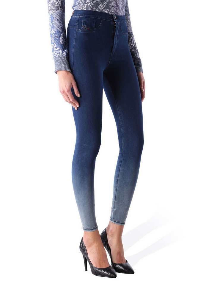Diesel Skinny-fit-Jeans Diesel Flixee-Ankle 0671T Damen Jeans Hose Joggjeans Skinny von Diesel