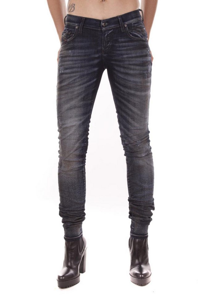 Diesel Skinny-fit-Jeans Diesel Grupee 0843Q Damen Jeans Hose Slim Skinny von Diesel