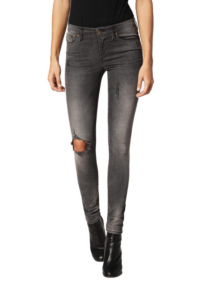 Diesel Skinny-fit-Jeans Diesel Skinzee 0683L Damen Jeans Hose Skinny Super Slim von Diesel