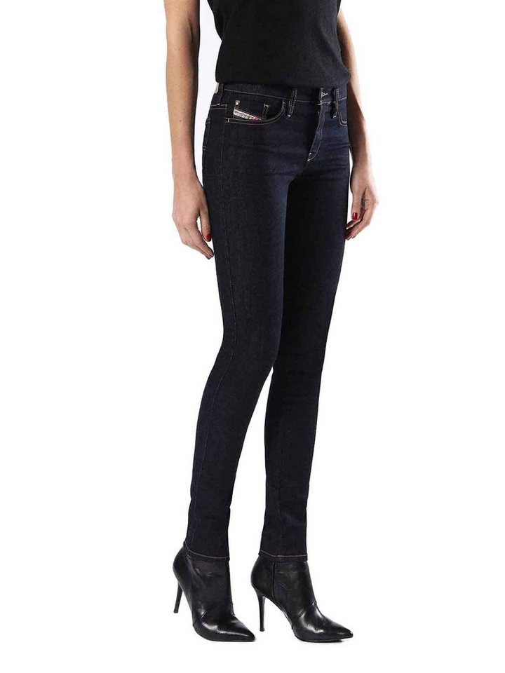 Diesel Skinny-fit-Jeans Diesel Skinzee 0813C Damen Jeans Hose Skinny Super Slim von Diesel