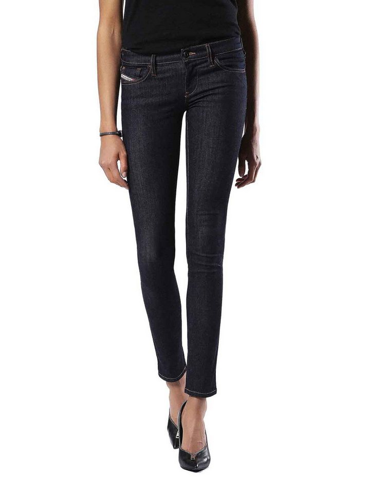 Diesel Skinny-fit-Jeans Diesel Skinzee-Low 0813C Damen Jeans Hose Skinny Super Slim von Diesel