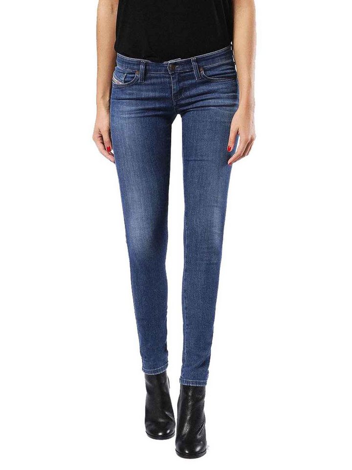Diesel Skinny-fit-Jeans Diesel Skinzee-Low 0860X Damen Jeans Hose Skinny Super Slim von Diesel