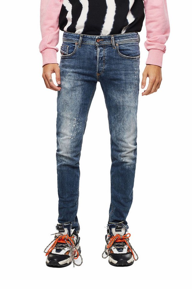 Diesel Skinny-fit-Jeans Diesel Sleenker 069LI Stretch Herren Jeans Hose Slim Skinny von Diesel