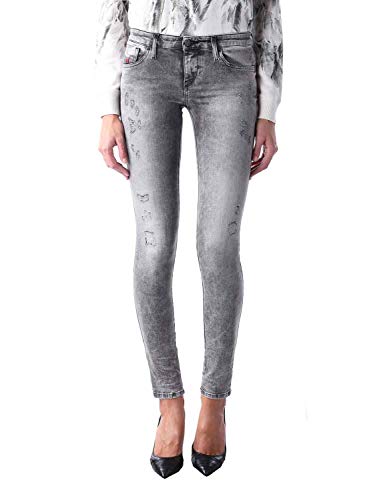 Diesel Skinzee-BK2 0854K Damen Jeans (26W / 32L, Grau) von Diesel