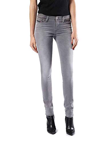 Diesel Skinzee-NE 0674H Damen JoggJeans (as3, Waist, Numeric_25, Regular, Regular, Grau) von Diesel