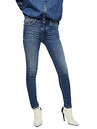 Diesel Slandy Low 00SXJN 083AN Damen-Jeans mit niedriger Taille, blau, 27W / 32L von Diesel