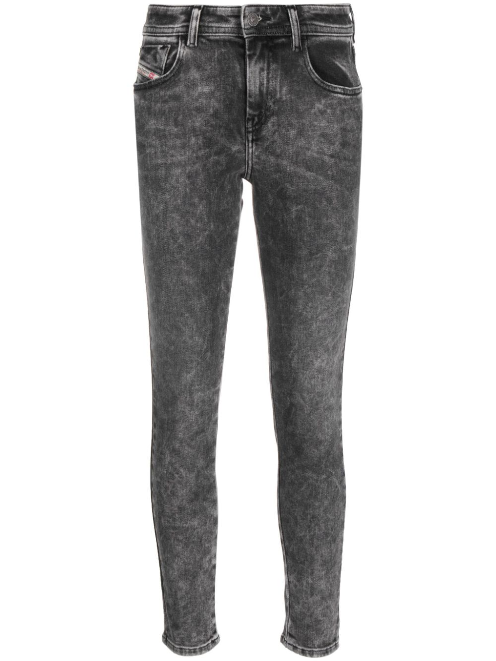 Diesel Slandy Skinny-Jeans - Grau von Diesel