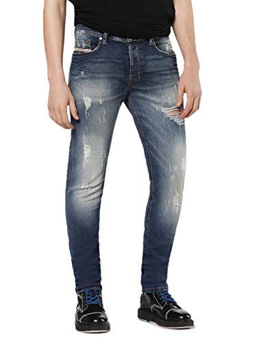 Diesel - Slim Tapered Fit Jeans - Tepphar 084UW, Hosengröße:W28, Schrittlänge:L32 von Diesel