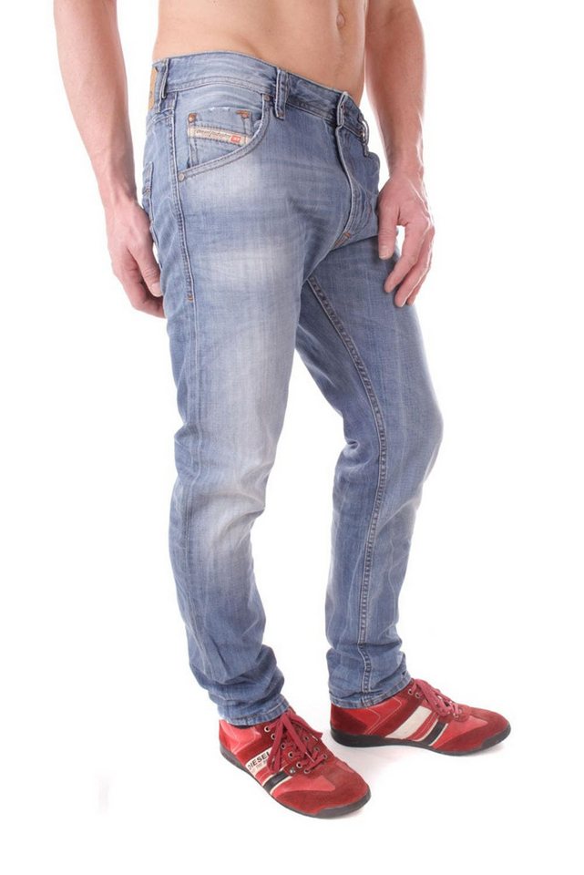 Diesel Slim-fit-Jeans Diesel Krayver 0826D Herren Jeans Hose Slim Carrot von Diesel