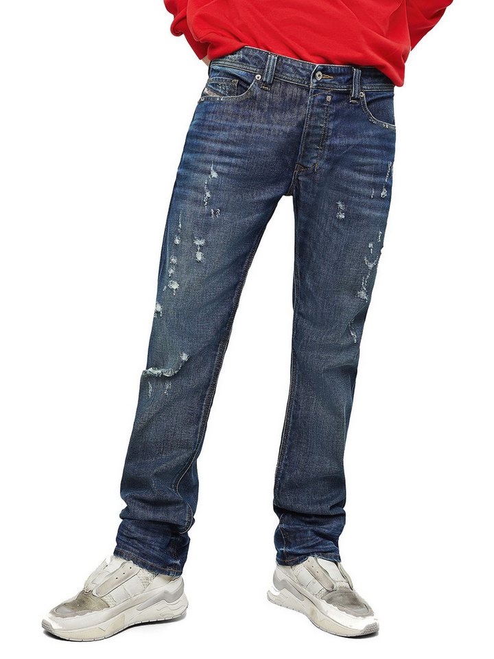 Diesel Slim-fit-Jeans Diesel Safado CN028 Herren Jeans Hose Regular Slim von Diesel
