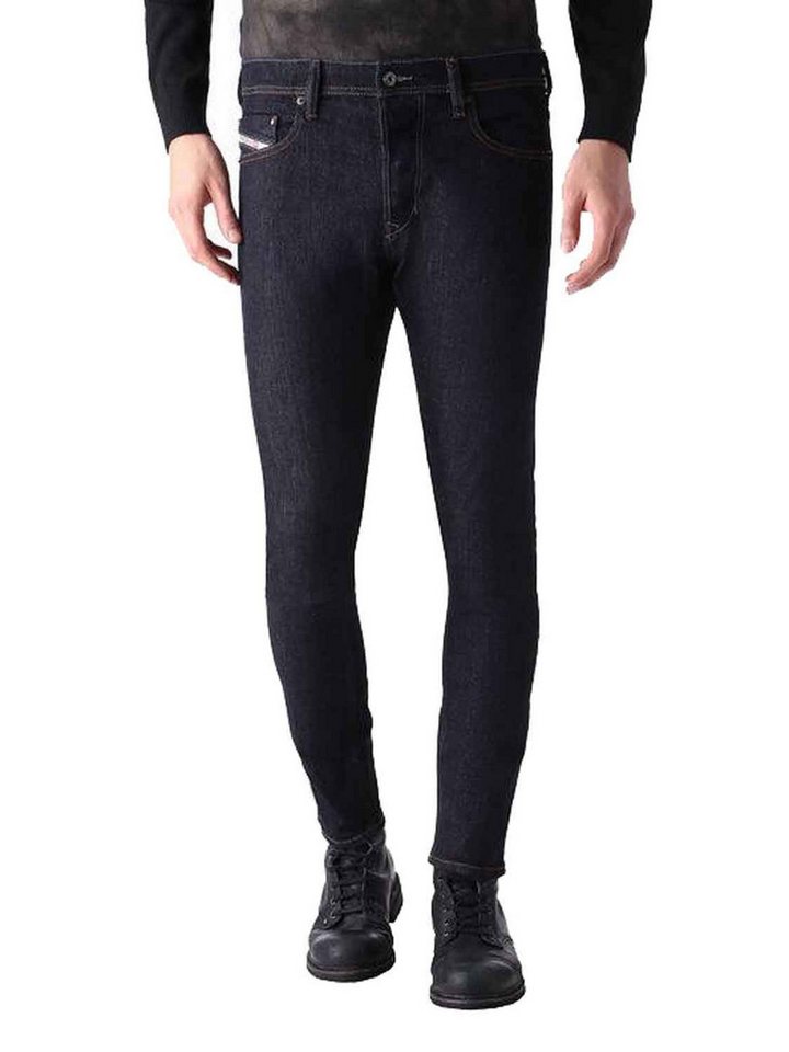 Diesel Slim-fit-Jeans Diesel Tepphar 0604B Herren Jeans Slim Carrot von Diesel