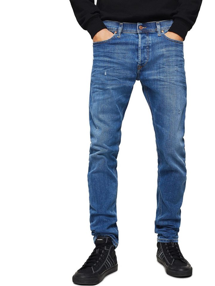 Diesel Slim-fit-Jeans Diesel Tepphar 083AX Herren Jeans Hose Slim Carrot von Diesel
