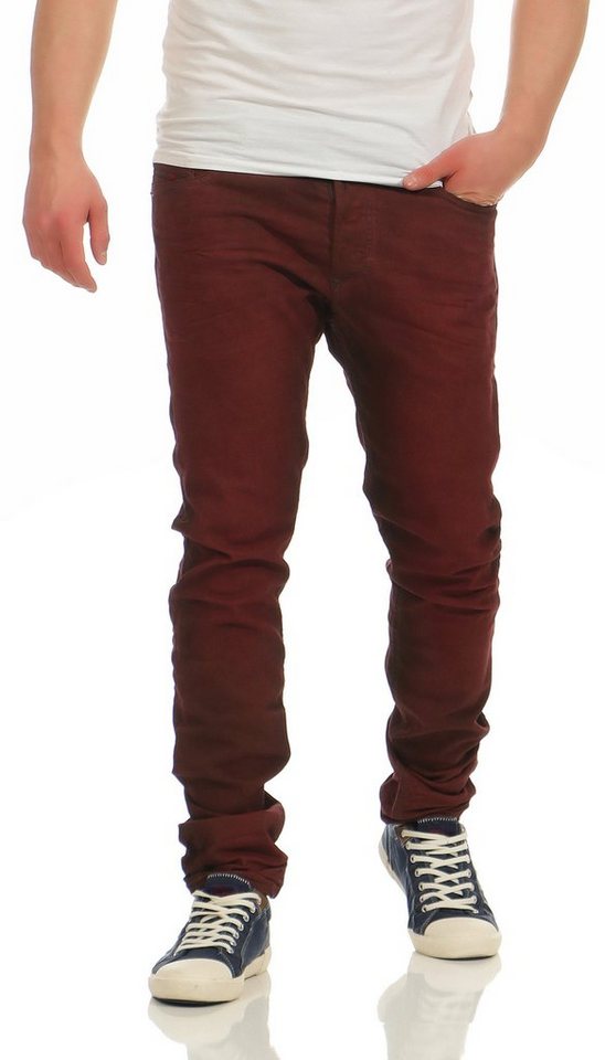 Diesel Slim-fit-Jeans Tepphar 0858X - 0679T (Bordeaux Rot) Stretch, 5-Pocket-Style, Slim Fit von Diesel