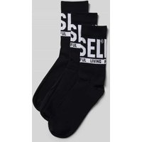 Diesel Socken mit Label-Detail im 3er-Pack in Black, Größe 43-46 Diesel Socken mit Label-Detail im 3er-Pack in Black, Größe 43-46 von Diesel