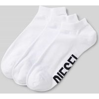 Diesel Socken mit Label-Print im 3er-Pack in Weiss, Größe 39-42 von Diesel