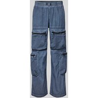 Diesel Stoffhose mit elastischem Bund in Blau, Größe XL von Diesel