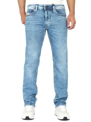 Diesel - Straight Fit Low Waist Stretch Jeans - Safado X R9B92, Größe:W32, Länge:L34 von Diesel