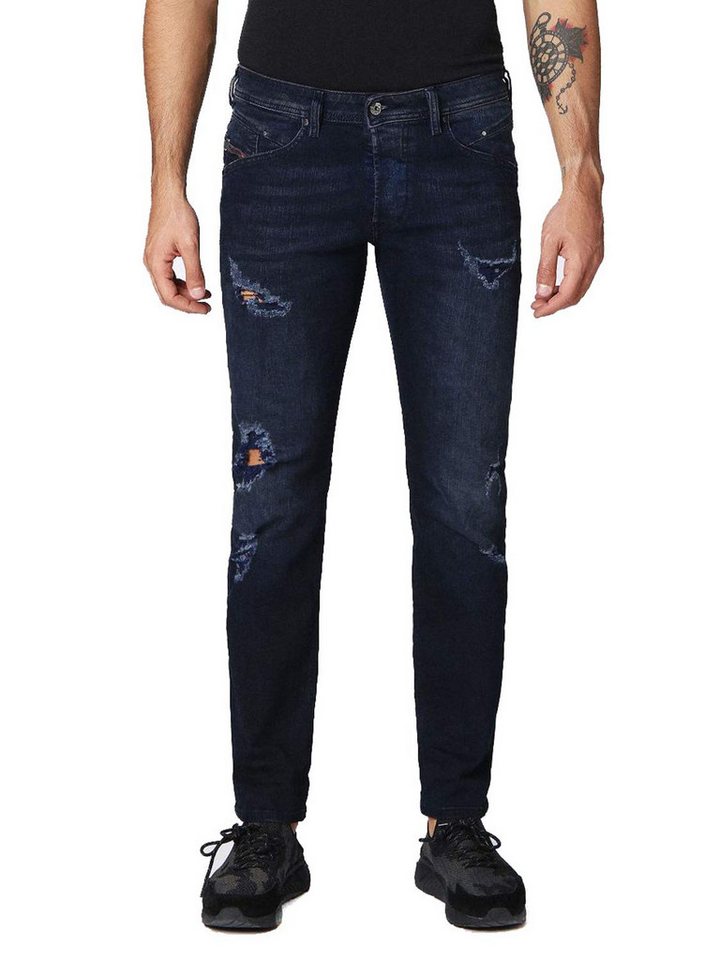 Diesel Straight-Jeans Diesel Belther 084ND Herren Jeans Hose Slim Straight Diesel Straight-Jeans Diesel Belther 084ND Herren Jeans Hose Slim Straight von Diesel