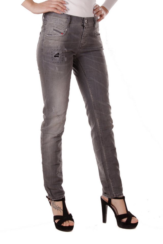 Diesel Straight-Jeans Diesel Belthy 0675C Damen Jeans Hose Slim Straight Diesel Straight-Jeans Diesel Belthy 0675C Damen Jeans Hose Slim Straight von Diesel