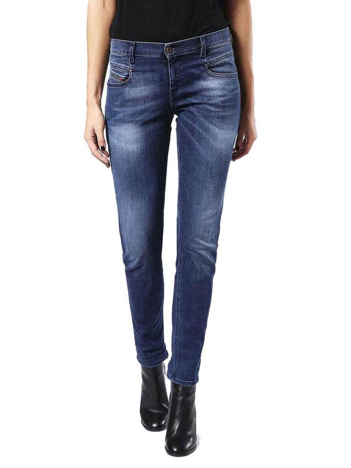 Diesel Straight-Jeans Diesel Belthy 0679I Damen Jeans Hose Slim Straight von Diesel