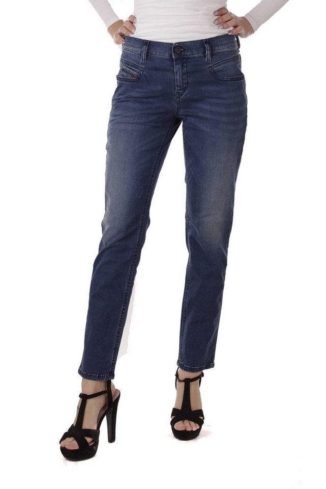 Diesel Straight-Jeans Diesel Belthy-Ankle 0675L Damen Jeans Slim Straight von Diesel