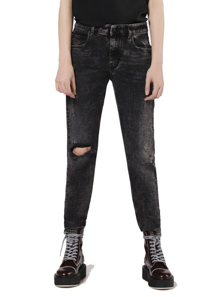Diesel Straight-Jeans Diesel Damen Neekhol 069AB Jeans Hose Regular Straight von Diesel