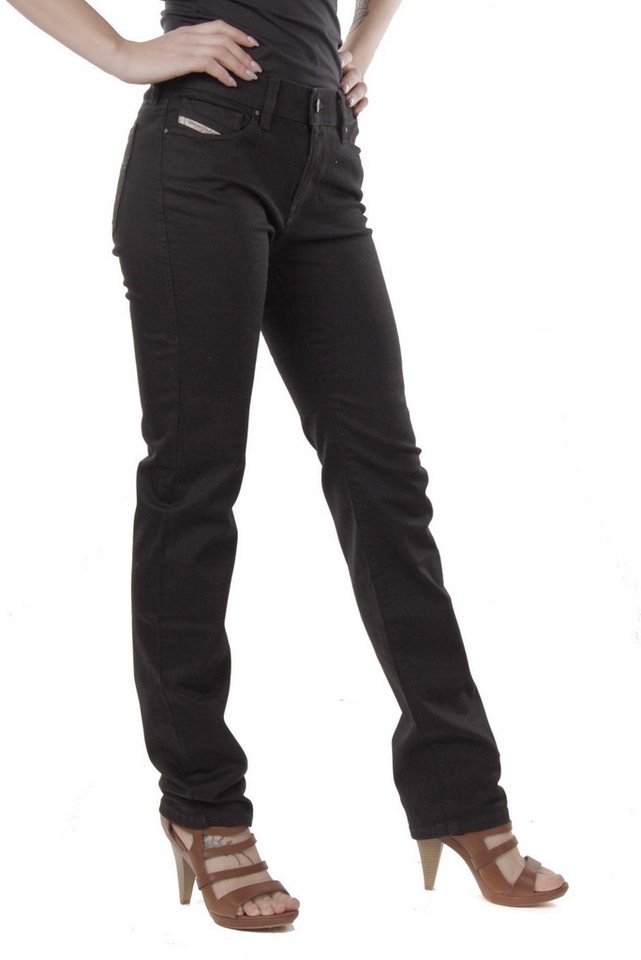 Diesel Straight-Jeans Diesel Damen Straitzee-R 0R84A Jeans Regular Slim Straight von Diesel