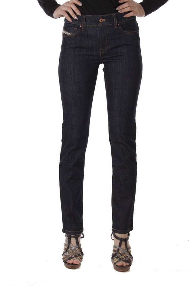 Diesel Straight-Jeans Diesel Damen Straitzee-R R08C8 Jeans Regular Slim Straight von Diesel