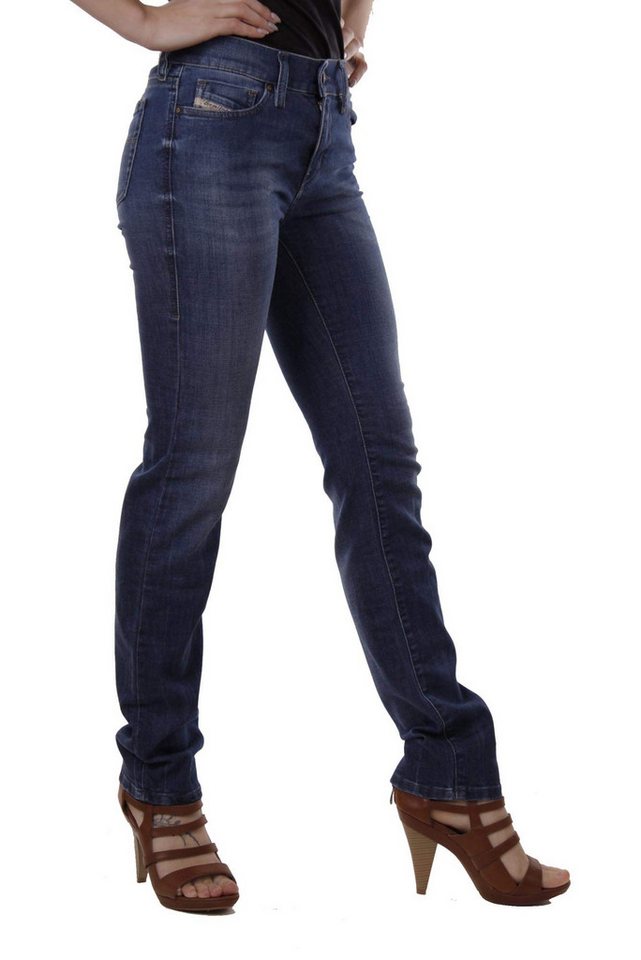 Diesel Straight-Jeans Diesel Damen Straitzee-R R6X38 Jeans Regular Slim Straight von Diesel