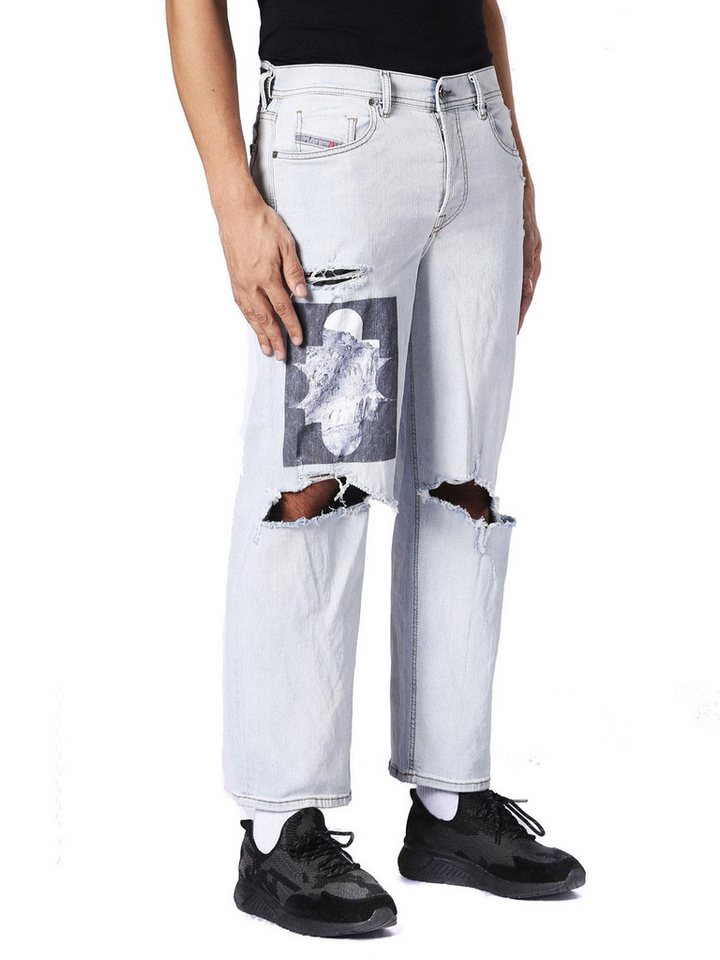 Diesel Straight-Jeans Diesel Herren Dagh 084QZ Jeans Hose Regular Straight von Diesel