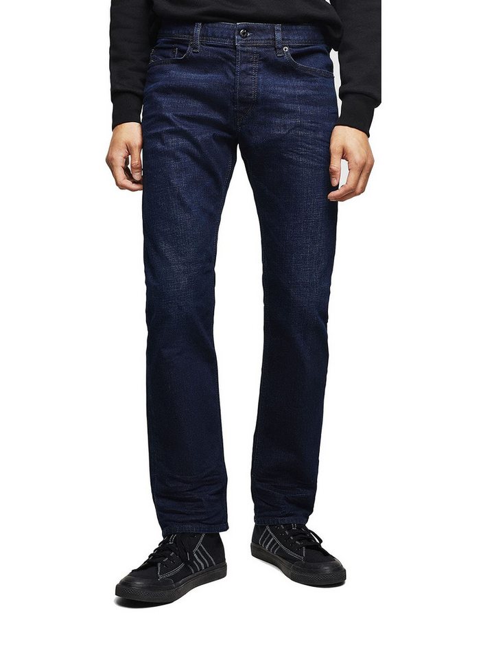Diesel Straight-Jeans Diesel Herren Jeans Hose Waykee 0860z Regular Straight von Diesel