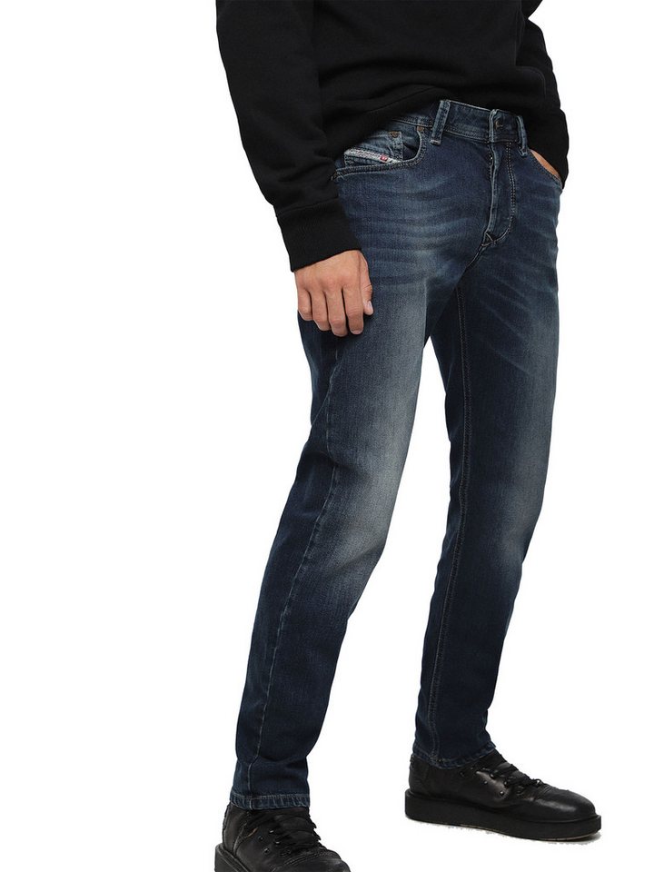 Diesel Straight-Jeans Diesel Herren Larkee-Beex 084BUJeans Hose Regular Straight von Diesel