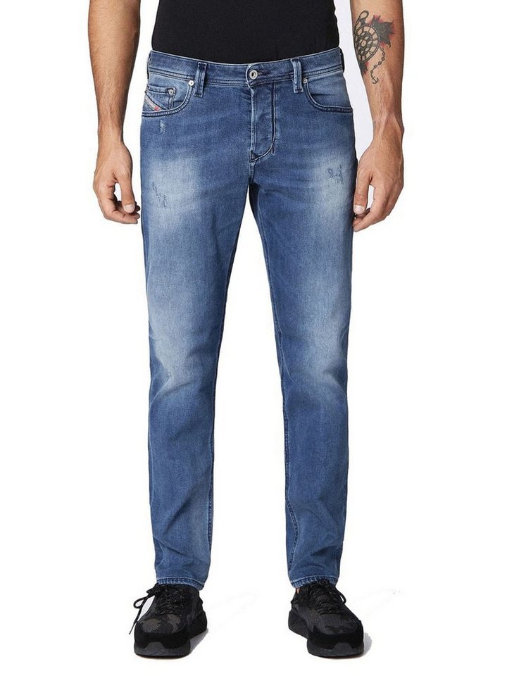 Diesel Straight-Jeans Diesel Herren Larkee C84NV Jeans Hose Regular Straight von Diesel