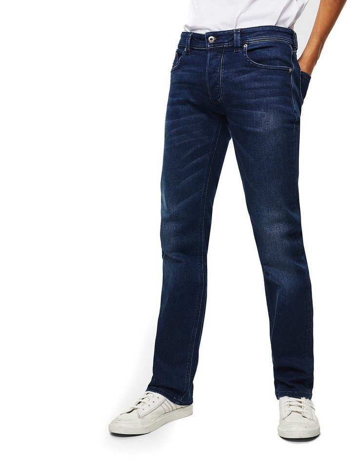 Diesel Straight-Jeans Diesel Herren Larkee C870F Jeans Hose Regular Straight von Diesel
