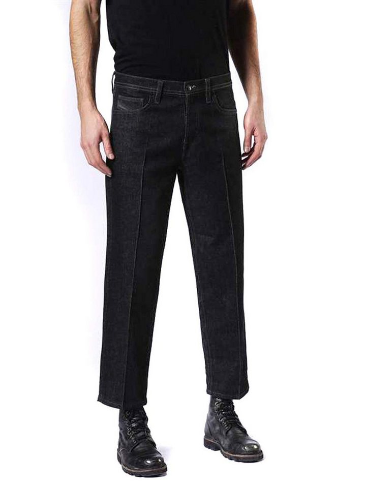 Diesel Straight-Jeans Diesel Khiro 0858W Herren Jeans Hose Regular Straight von Diesel
