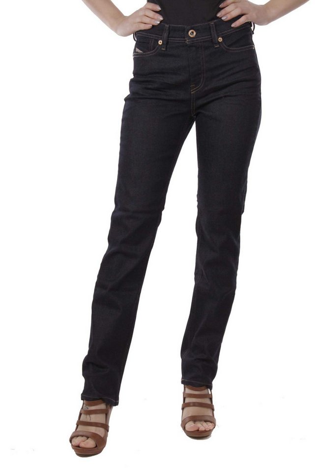 Diesel Straight-Jeans Diesel Reen 0853N Stretch Damen Jeans Hose Regular Straight von Diesel