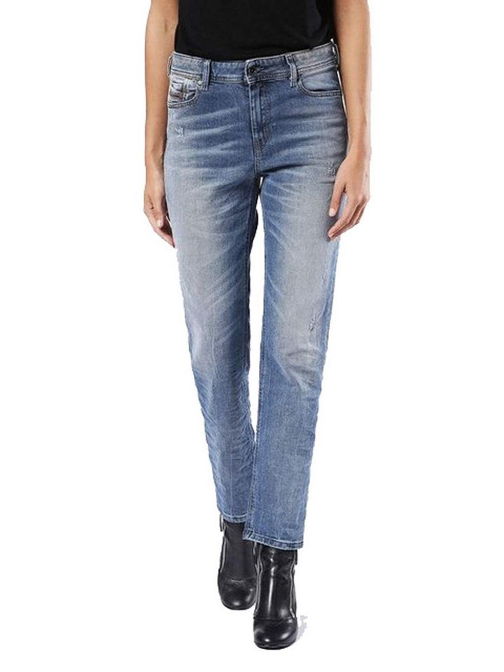 Diesel Straight-Jeans Diesel Reen 0857L Stretch Damen Jeans Hose Regular Straight Diesel Straight-Jeans Diesel Reen 0857L Stretch Damen Jeans Hose Regular Straight von Diesel