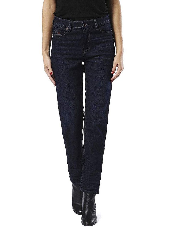Diesel Straight-Jeans Diesel Reen 0860Z Stretch Damen Jeans Hose Regular Straight von Diesel