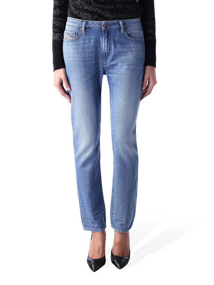 Diesel Straight-Jeans Diesel Rizzo 0847R Damen Jeans Hose Slim Straight von Diesel