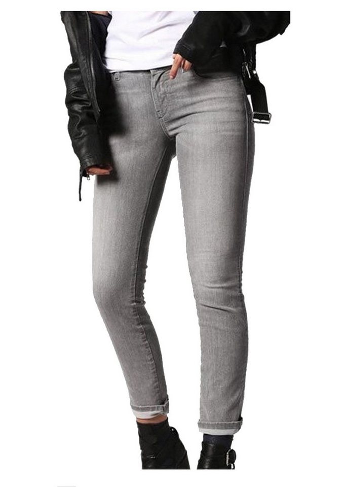 Diesel Straight-Jeans Diesel Sandy 0683M Stretch Damen Jeans Hose Slim Straight von Diesel